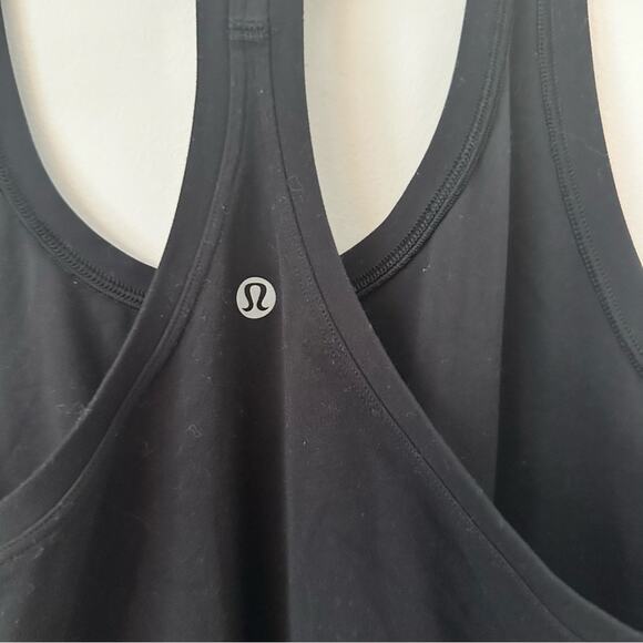 Lululemon Black Racerback Tank Top Medium - Picture 3 of 5